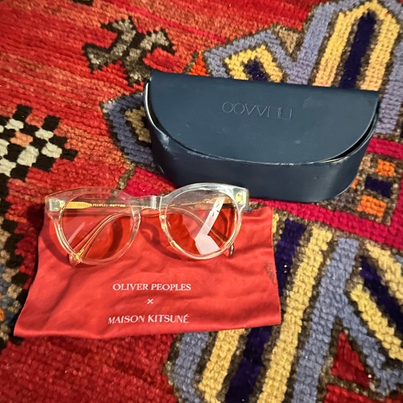 Oliver Peoples x Maison Kitsune Rose Tinted Sunglasses (51,21,140) - Picture 9 of 11